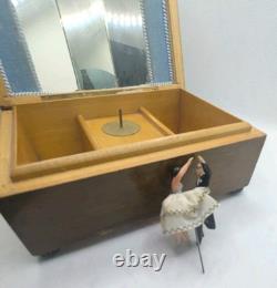 Reuge Swiss Dancing Couple Music Jewelry Box Strauss Emperor Waltz Automation