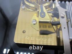 Reuge Swiss- Italian Wood Rose & Ribbon inlay 72 Note 3 Melody Chopin Music Box