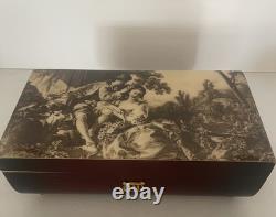 Reuge Swiss Music Box 4 Tune 50 Note Sound of Music Do-Re-Mi Edelweiss Climb