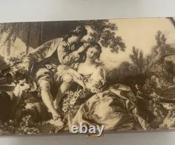 Reuge Swiss Music Box 4 Tune 50 Note Sound of Music Do-Re-Mi Edelweiss Climb