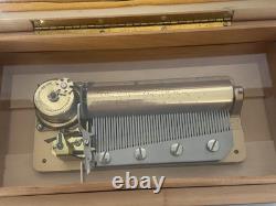 Reuge Swiss Music Box 4 Tune 50 Note Sound of Music Do-Re-Mi Edelweiss Climb
