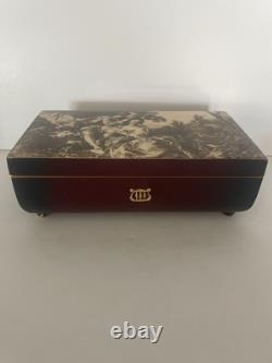 Reuge Swiss Music Box 4 Tune 50 Note Sound of Music Do-Re-Mi Edelweiss Climb