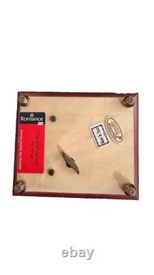 Reuge Swiss Music Box 6308 Wind Beneath My Wings Wood Inlay Jewelry Case Swiss