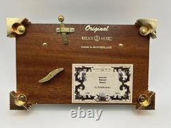 Reuge Swiss Music Box Glass &Wood Limited Edition 1/50 Marche By Tchaikovsky