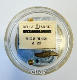 Reuge Swiss Music Box Music of the Night No. 6309 Wood Base Works