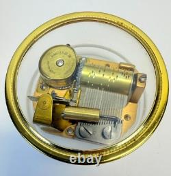 Reuge Swiss Music Box Music of the Night No. 6309 Wood Base Works