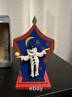 Reuge Swiss Musical Moment Tico Tico Pierrot Juggling Clown Musical Box Works
