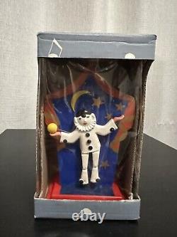 Reuge Swiss Musical Moment Tico Tico Pierrot Juggling Clown Musical Box Works