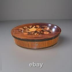Reuge Swiss Musical Movement Music Box THE IMPOSSIBLE DREAM Made In Italy