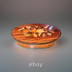 Reuge Swiss Musical Movement Music Box THE IMPOSSIBLE DREAM Made In Italy