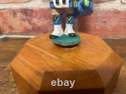 Reuge Swiss Musical Movement Revolving Scottish Bagpipe Player Music Box