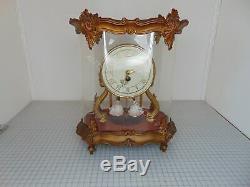 Reuge Switzerland Music Box For German Schmid Mantel Clock With Dancers From