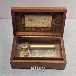 Reuge Switzerland Saint Croix Music Box G. Gershwin Working CH 3/50