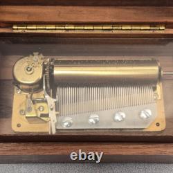 Reuge Switzerland Saint Croix Music Box G. Gershwin Working CH 3/50
