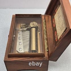 Reuge Switzerland Saint Croix Music Box G. Gershwin Working CH 3/50