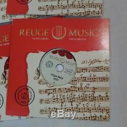 Reuge Switzerland Treasure Chest Music Box with 12 Classic Song Discs