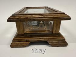 Reuge The San Francisco Music Box Co. Wood & Beveled Glass Case Lara's Theme