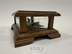 Reuge The San Francisco Music Box Co. Wood & Beveled Glass Case Lara's Theme