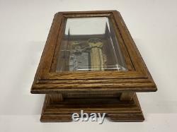 Reuge The San Francisco Music Box Co. Wood & Beveled Glass Case Lara's Theme