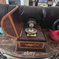 Reuge Treasure Chest 4.5 Disc Movement Music Box With Set of Ten Discs