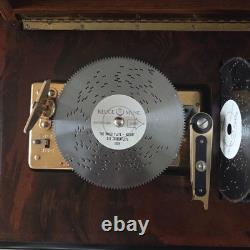 Reuge Treasure Chest 4.5 Disc Movement Music Box With Set of Ten Discs