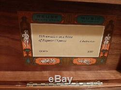 Reuge Treasure Music Box with18th Variation on a theme of Paganini (3 parts) 3/72
