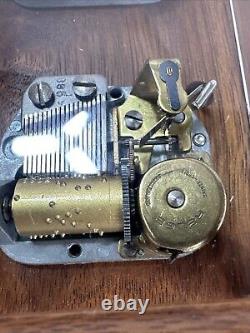 Reuge Triple Cylinder Music Box Swiss 3 Tunes Lionvale N203 Paganini Pachelbel