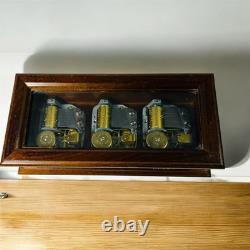 Reuge Triple Music Box 3 tunes. Themes Phantom of the Opera Les Miserables Cat