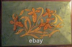 Reuge Vintage Italian Music/Jewelry Box Plays Irish Lullaby VG Condition