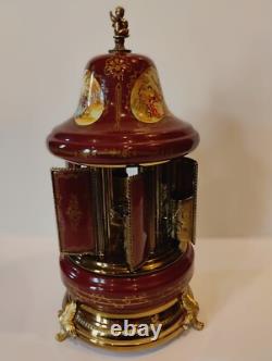 Reuge Vintage Lipstick Cigarette Carousel. Romeo & Juliet Theme Music