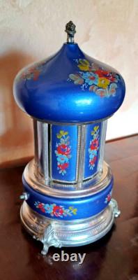 Reuge Vintage Lipstick Cigarette Holder Music Box Carousel