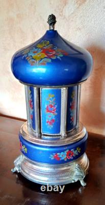 Reuge Vintage Lipstick Cigarette Holder Music Box Carousel