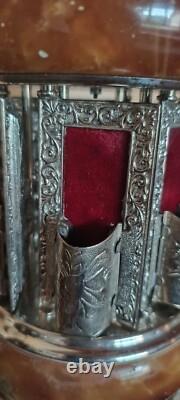 Reuge Vintage Lipstick Cigarette Holder Music Box Carousel