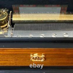 Reuge Vintage Music Box 3 / 72 Switzerland Sainte Croix Retro Wood Antique HTF