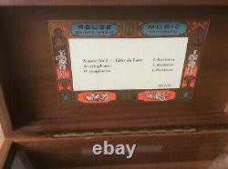 Reuge Vintage Old Music Box working condition 72 note