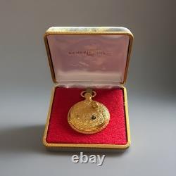 Reuge Vintage Pendant music box swiss dark eyes ORIGINAL BOX Incredible Find