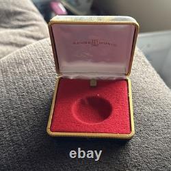 Reuge Vintage Pendant music box swiss dark eyes ORIGINAL BOX Incredible Find