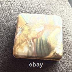 Reuge Vintage Pendant music box swiss dark eyes ORIGINAL BOX Incredible Find