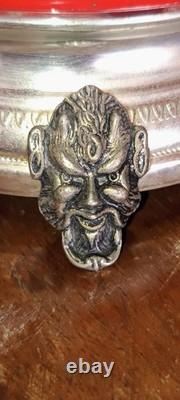 Reuge Vintage Red Lipstick Cigarette Holder Music Box Carousel