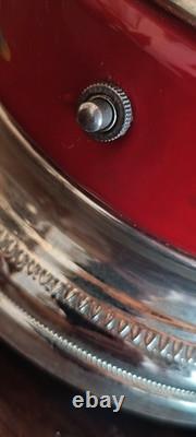 Reuge Vintage Red Lipstick Cigarette Holder Music Box Carousel