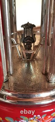 Reuge Vintage Red Lipstick Cigarette Holder Music Box Carousel