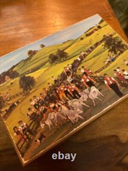 Reuge Wooden Music Box Countryside Made in Switzerland EDELWEISS Used