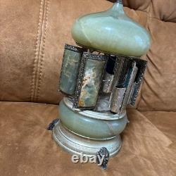Reuge cigarette marble music box Antique Tested working