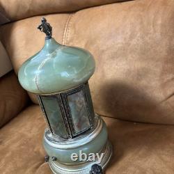 Reuge cigarette marble music box Antique Tested working