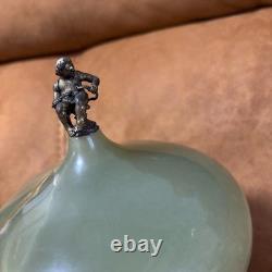 Reuge cigarette marble music box Antique Tested working