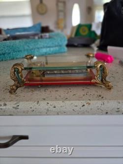 Reuge, glass cased, music box, made in Switzerland. In good condition