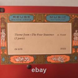 Reuge music box 72 notes OH done Vivaldi The Four Seasons 3 parts