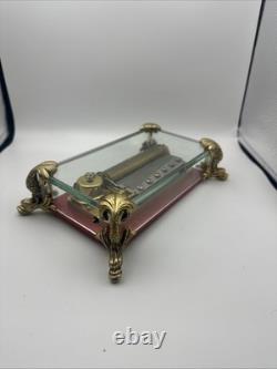 Reuge music box CH 3/72 Tristesse Chopin 3 part 72 note dolphin legs Koi