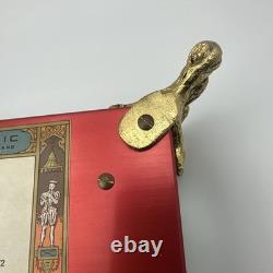 Reuge music box CH 3/72 Tristesse Chopin 3 part 72 note dolphin legs Koi