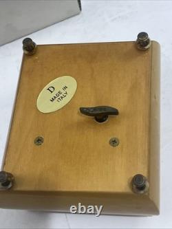 Reuge music box switzerland Ring Box Waltz If The Flowers Song! With Box! RARE